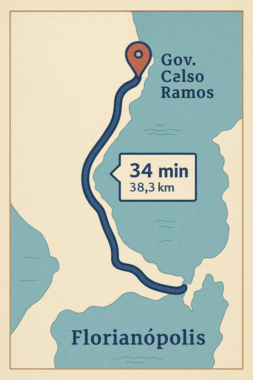 Casa com 2 suítes e 1 vaga de garagem no bairro Areias de Baixo em Governador Celso Ramos