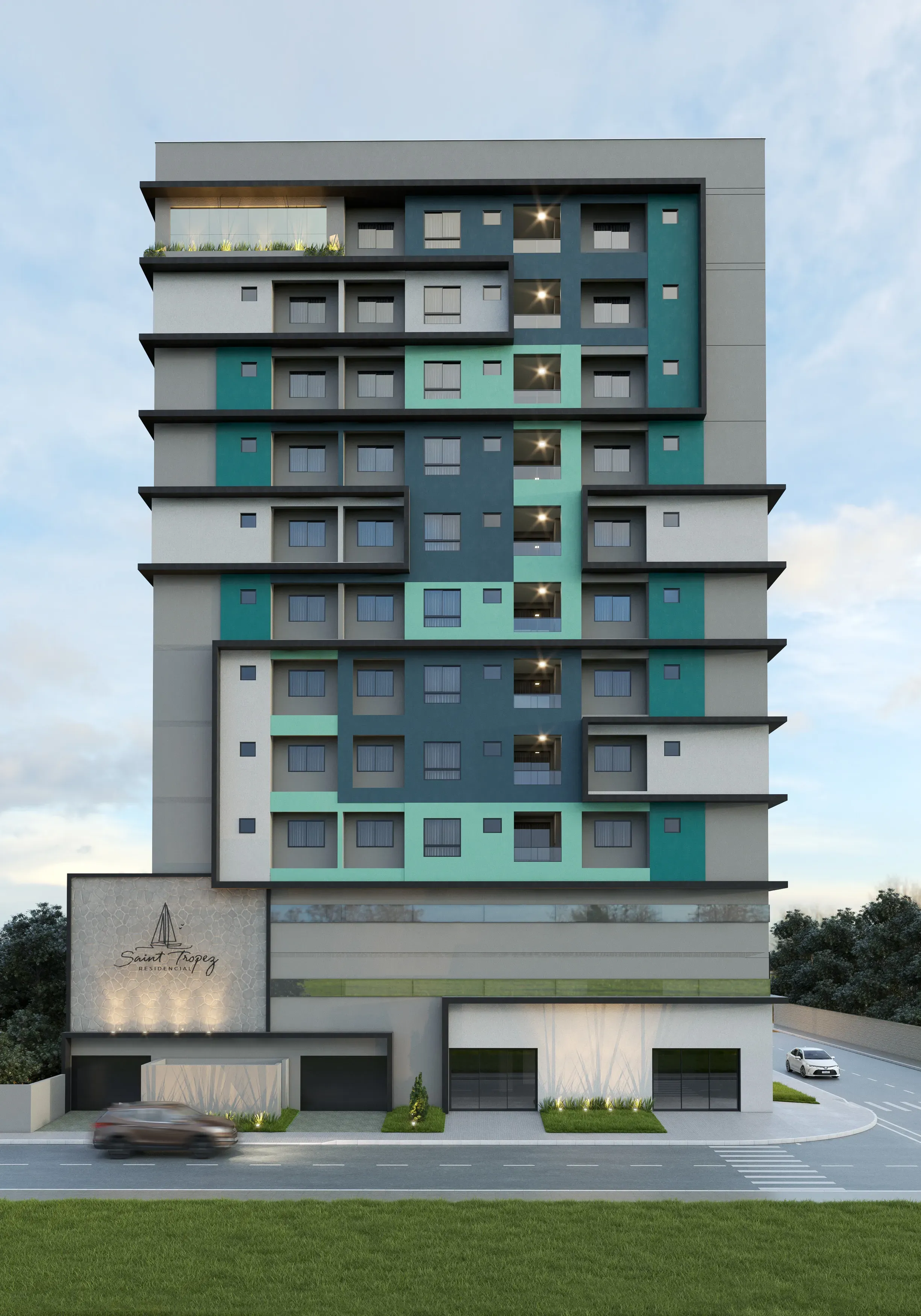 Apartamento com 2 dormitórios sendo 1 suíte e 1 vaga de garagem em Navegantes/SC