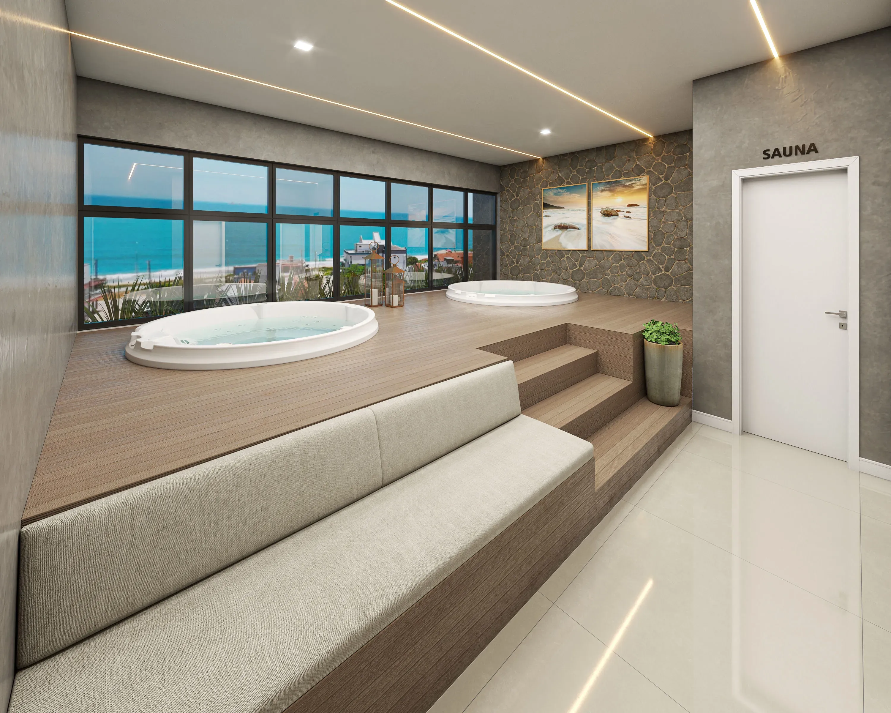 Apartamento com 2 dormitórios sendo 1 suíte e 1 vaga de garagem em Navegantes/SC