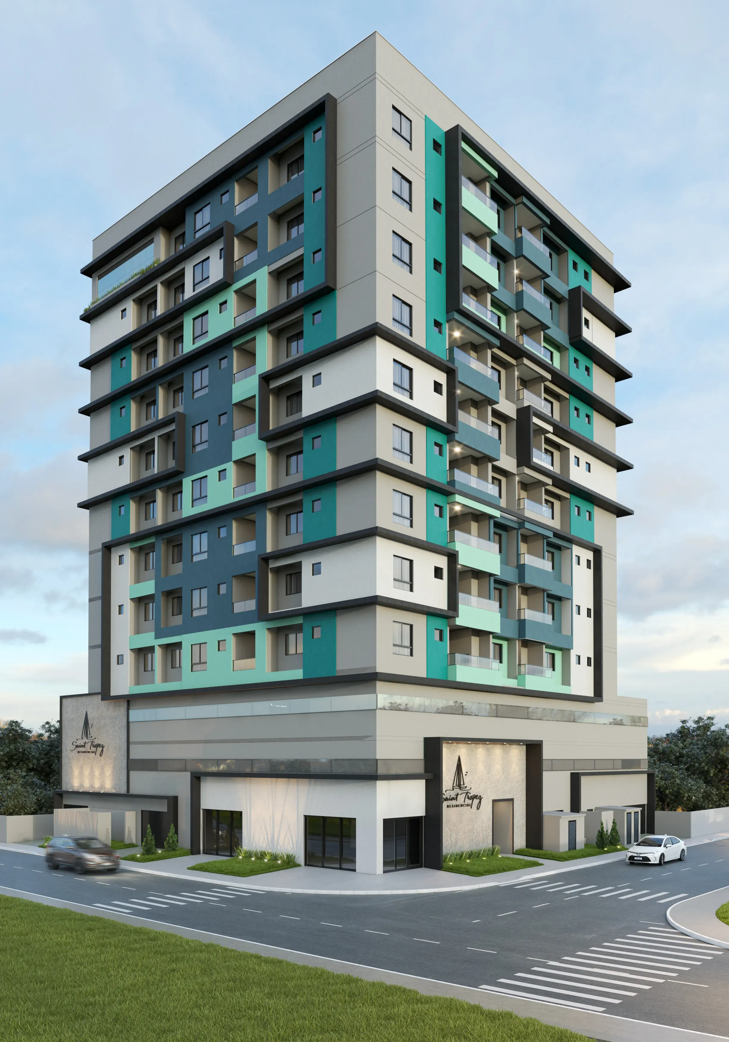 Apartamento com 2 dormitórios sendo 1 suíte e 1 vaga de garagem em Navegantes/SC