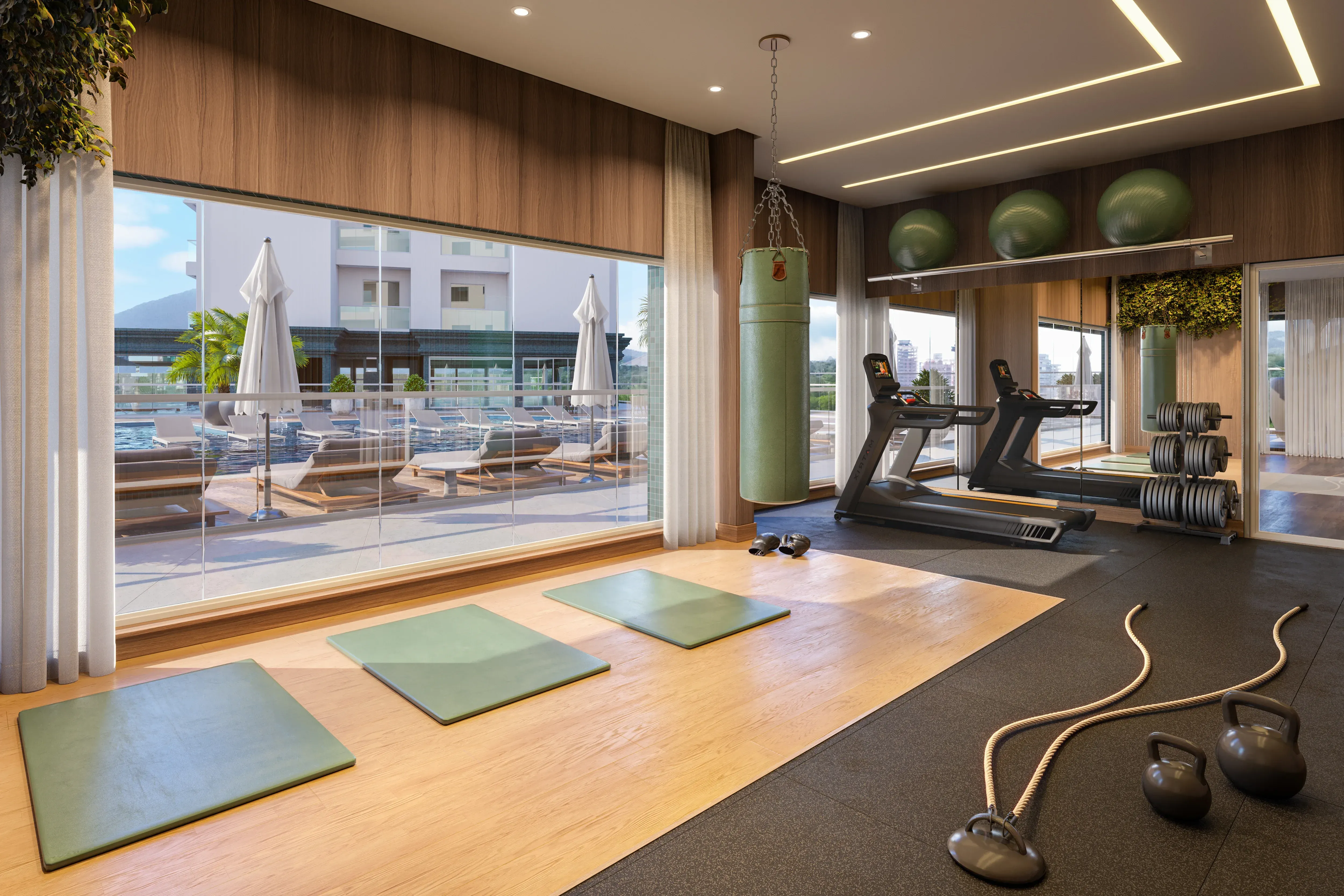 Apartamento com 4 dormitórios sendo 2 suítes e 2 vagas de garagem Meia Praia - Itapema/SC