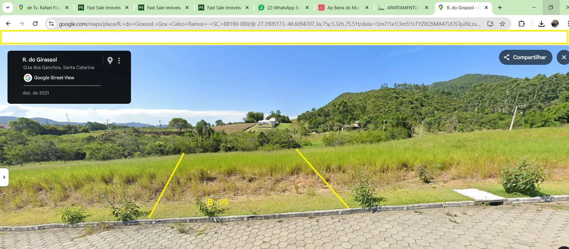 Terreno em Governador Celso Ramos/SC