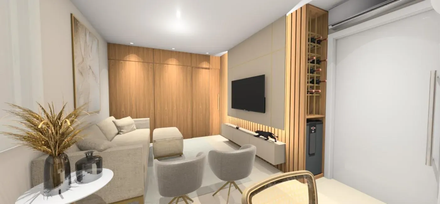 Apartamento com 3 dormitórios sendo 3 suítes e 1 vaga de garagem em Governador Celso Ramos/SC