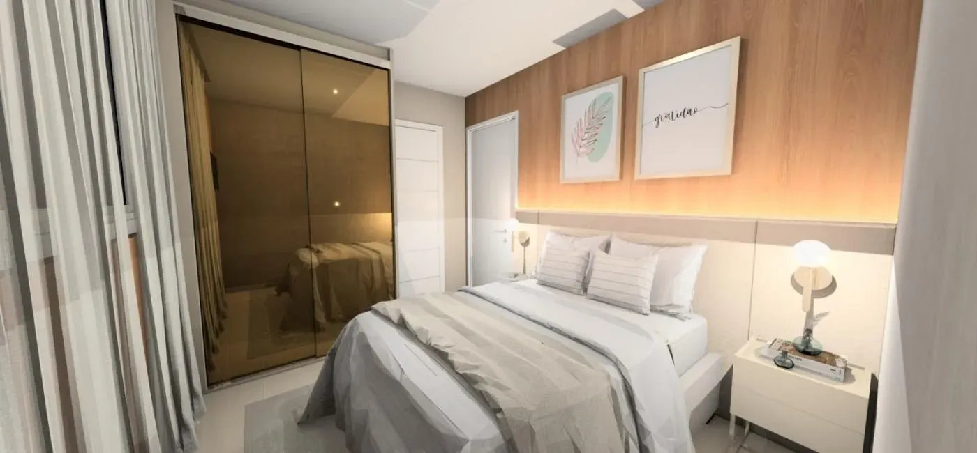 Apartamento com 3 dormitórios sendo 3 suítes e 1 vaga de garagem em Governador Celso Ramos/SC