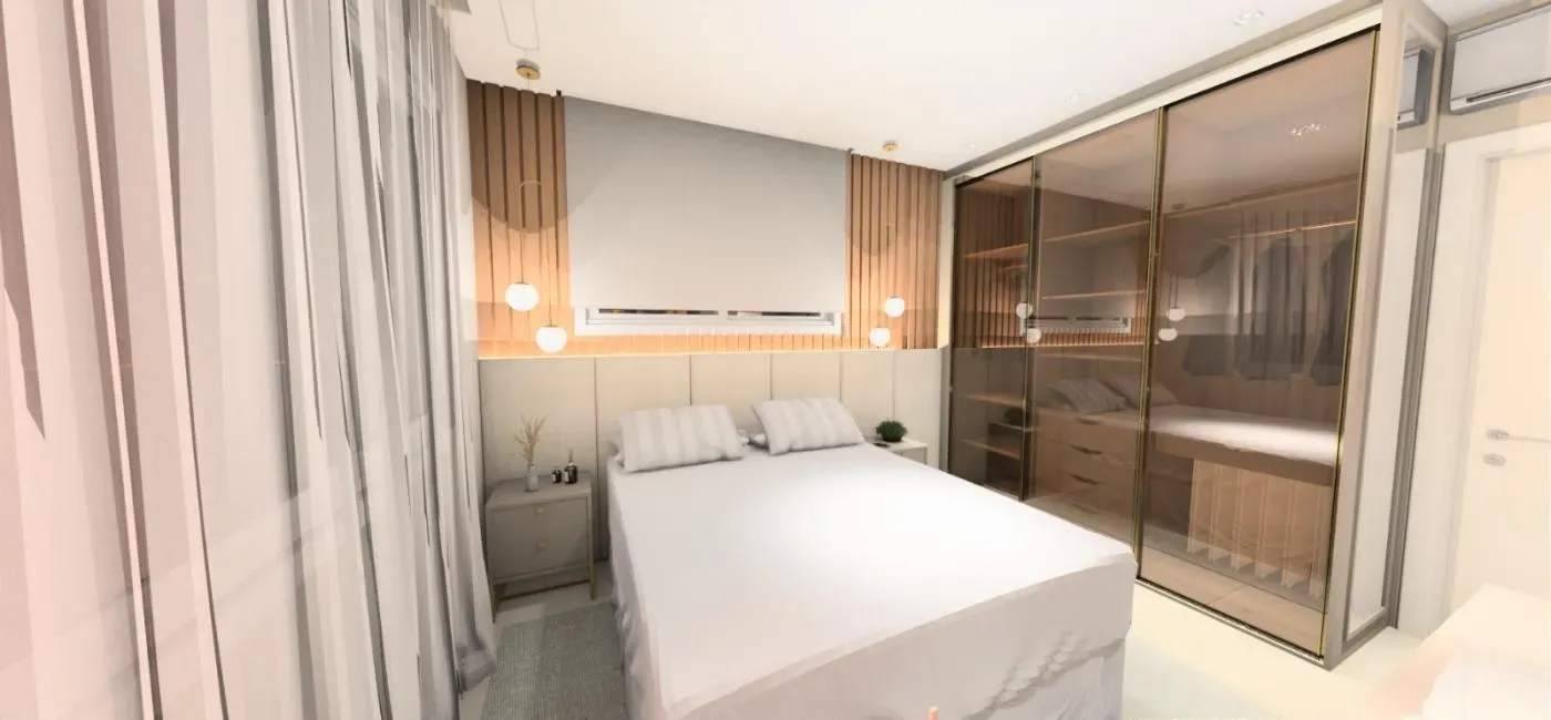 Apartamento com 3 dormitórios sendo 3 suítes e 1 vaga de garagem em Governador Celso Ramos/SC