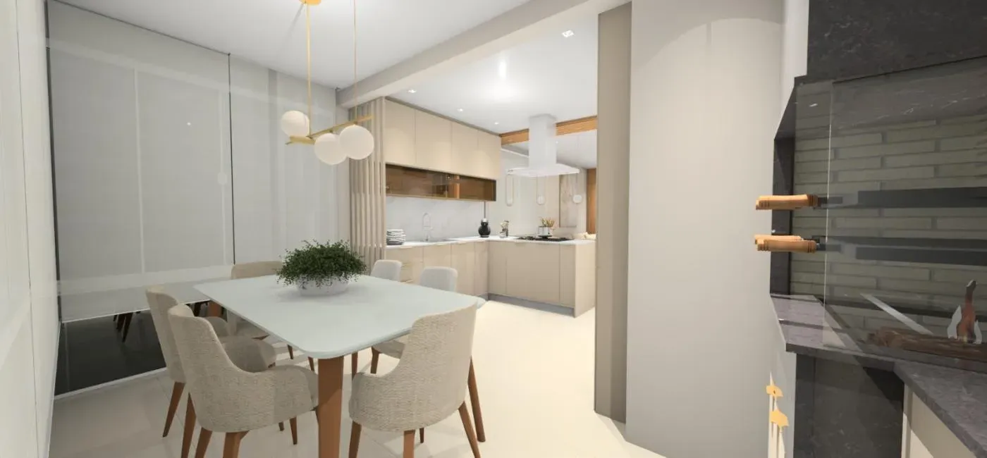 Apartamento com 3 dormitórios sendo 3 suítes e 1 vaga de garagem em Governador Celso Ramos/SC