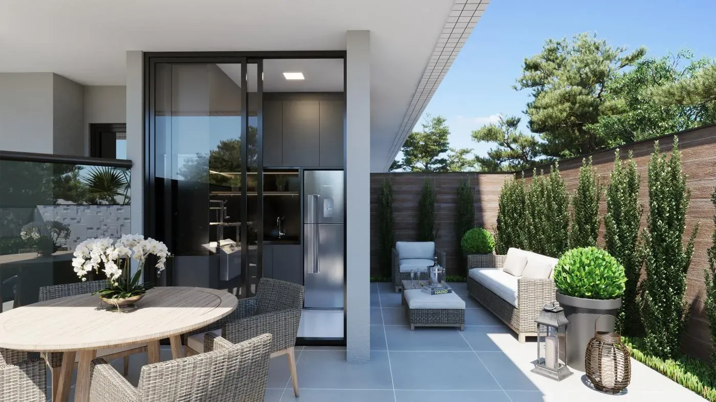 Apartamento com 3 dormitórios sendo 3 suítes e 1 vaga de garagem em Governador Celso Ramos/SC