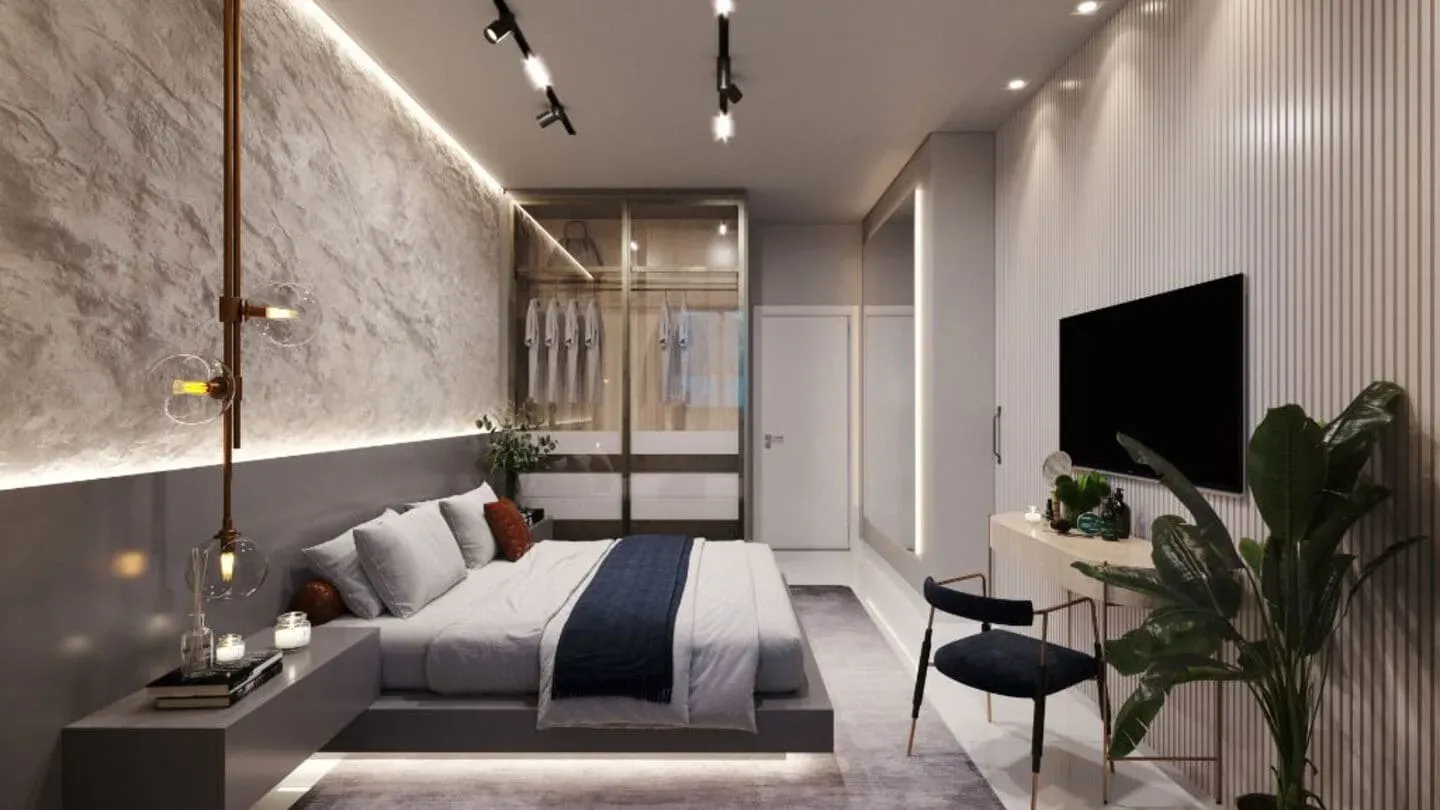 Apartamento com 3 dormitórios sendo 3 suítes e 2 vagas de garagem em Porto Belo/SC