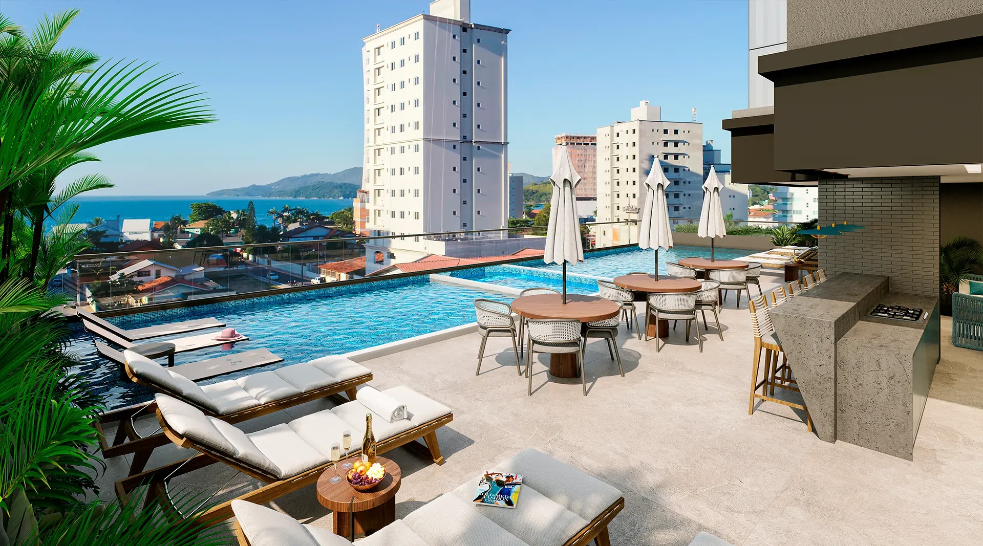 Apartamento 3 suítes e 2 vagas de garagem em Pereque - Porto Belo/SC