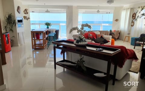 Living Apartamento Frente Mar no Edifício Maria Luiza Living Apartamento Frente Mar no Edifício Maria Luiza