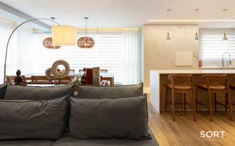 Living Apartamento no Edifício Ilha Sul Living Apartamento no Edifício Ilha Sul