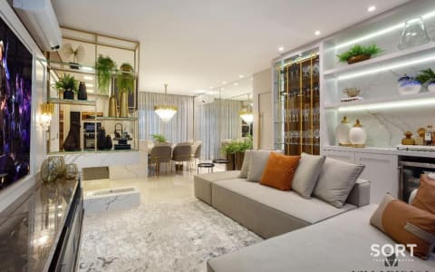 Sala Apartamento Diferenciado no Edifício Windsor Village