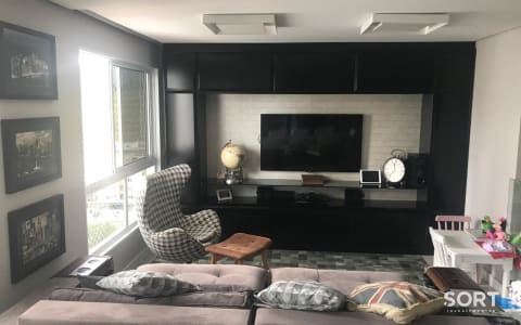 Sala de Estar Cobertura Duplex no Pioniere Residence
