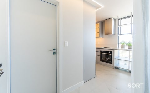 Cozinha Apartamento Vista Mar no Edifício Surfers Paradise - Praia Brava