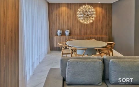 Living Apartamento Quadra Mar no Edifício Acqualina Residence