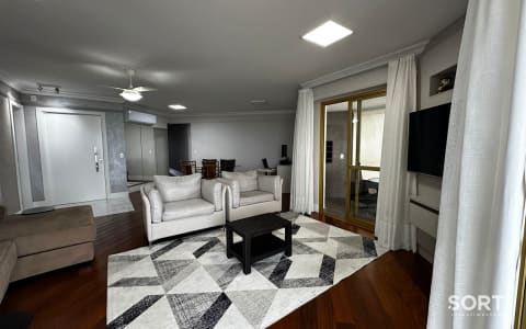 Sala de Estar Apartamento Frente Mar Edifício Praia do Sol