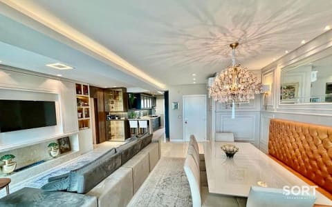 Living Apartamento no Edifício Império das Ondas