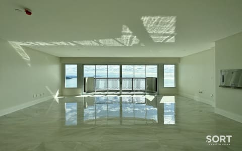 Living Apartamento Frente Mar no Edifício Aurora Exclusive Home